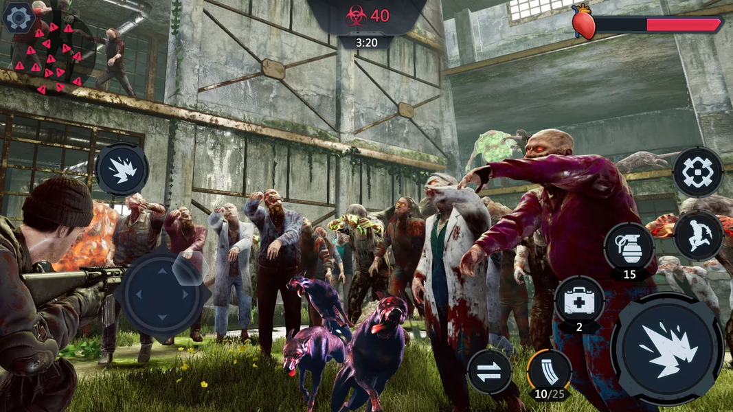 Zombie Survivor 3D:Gun Shooter - Gameplay image of android game