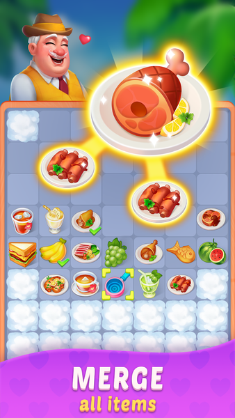 Merge Resto - Match & Decor - Gameplay image of android game
