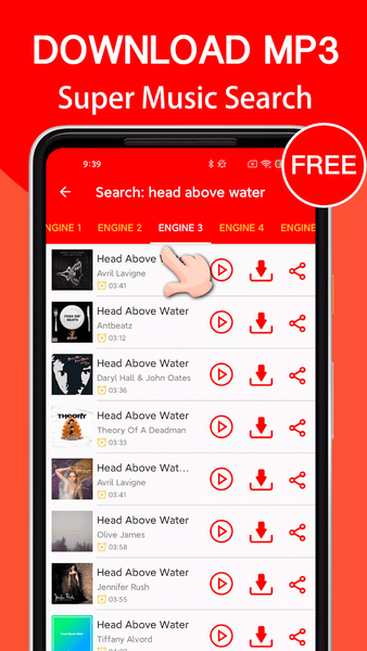 Music Player - Mp3 Player - عکس برنامه موبایلی اندروید