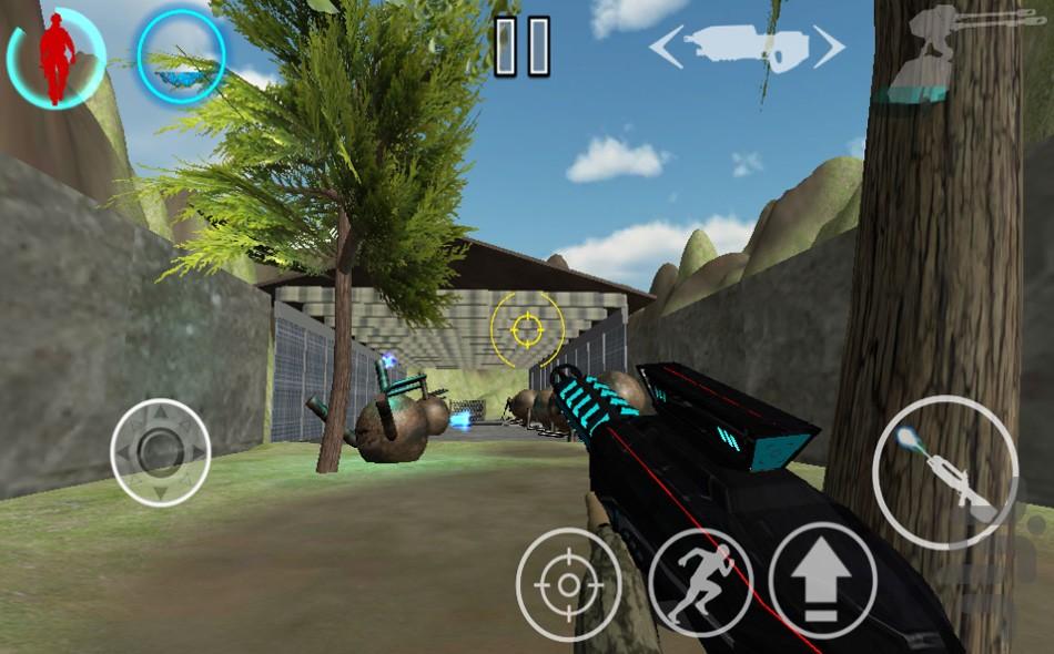 HeliumRobotsWar - Gameplay image of android game