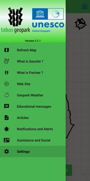 Tabas UNESCO Global Geopark - Image screenshot of android app