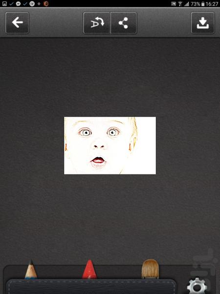 عکس بده نقاشی بگیر ... - Image screenshot of android app