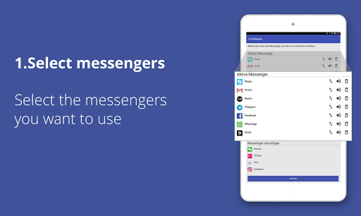 Tablet Messenger - Image screenshot of android app