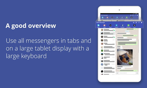 Tablet Messenger - Image screenshot of android app