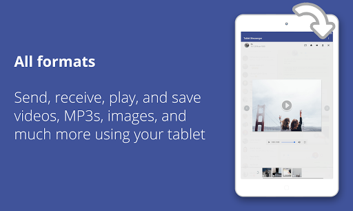 Tablet Messenger - Image screenshot of android app
