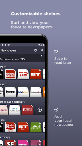Danish Newspapers - Image screenshot of android app