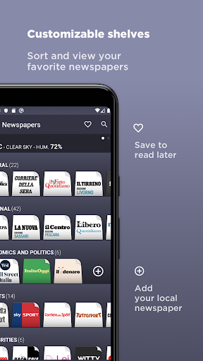 Italian Newspapers - Image screenshot of android app