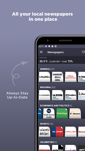 Italian Newspapers - Image screenshot of android app