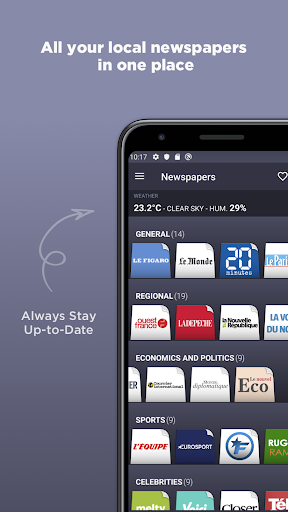 French Newspapers - Image screenshot of android app