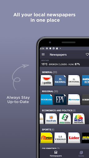 Venezuelan Newspapers - Image screenshot of android app