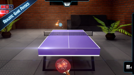 Table Tennis 3D Live Ping Pong - Gameplay image of android game