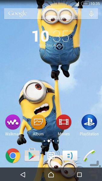 Minions Sony Theme - Image screenshot of android app