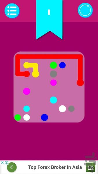 وصل خط هاي همرنگ - Gameplay image of android game