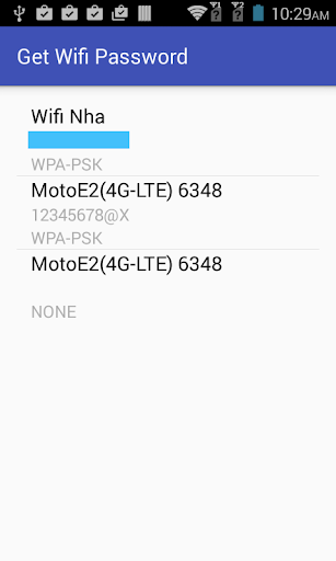 _(ROOT)_ Get Wifi Password - Image screenshot of android app
