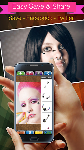 Piercing Booth - عکس برنامه موبایلی اندروید