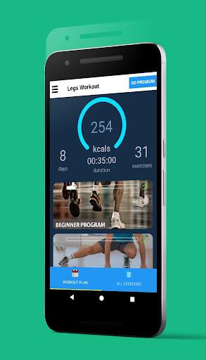 Strong Legs in 30 Days - Image screenshot of android app