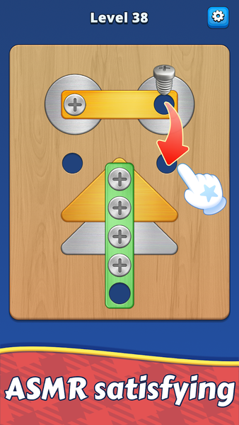 Take Off Bolts: Screw Puzzle - Gameplay image of android game