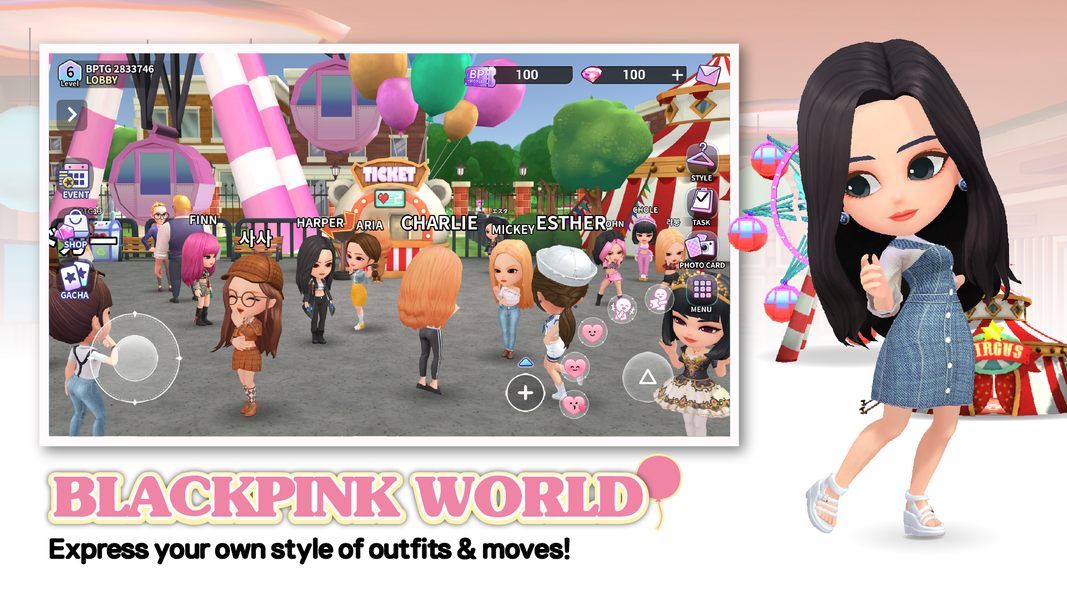 BLACKPINK THE GAME - Gameplay image of android game