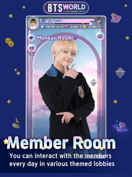 BTS WORLD Season 2 - Gameplay image of android game