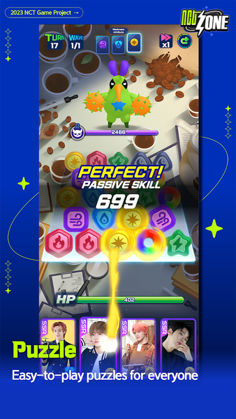 NCT ZONE - Gameplay image of android game