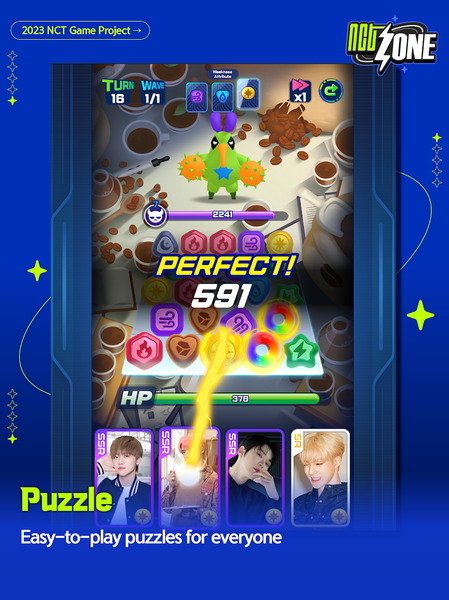 NCT ZONE - Gameplay image of android game