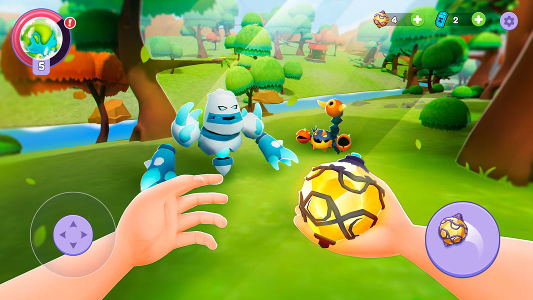 Monster World: Catch and care - Gameplay image of android game