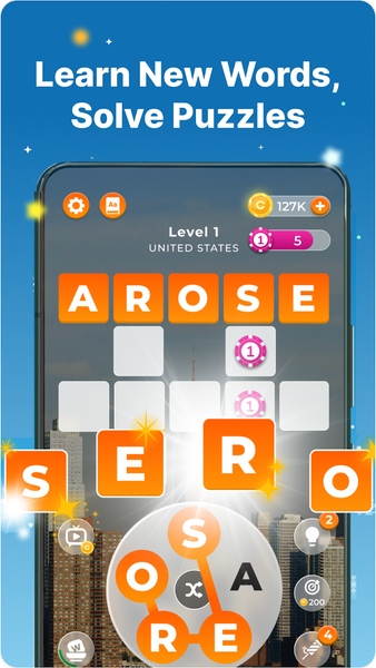 Word Maker: Puzzle Quest - Gameplay image of android game