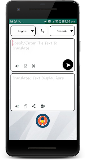 Translate Voice(Translator) - عکس برنامه موبایلی اندروید