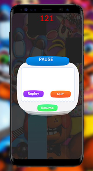 FNAF Piano Tiles 5 - Gameplay image of android game