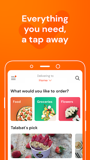 talabat: Food, grocery & more - Image screenshot of android app
