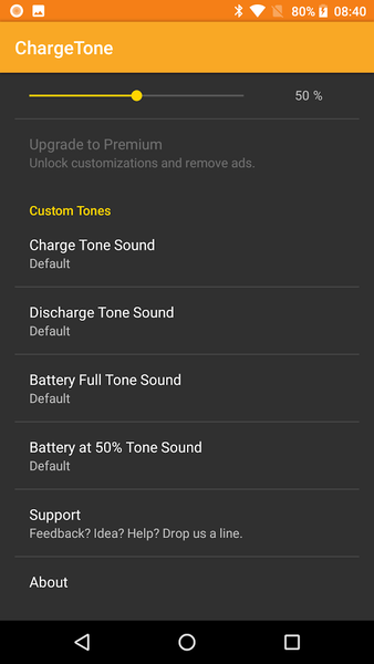 ChargeTone - Notifications - Image screenshot of android app