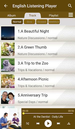 English Listening Player - عکس برنامه موبایلی اندروید