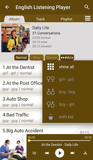 English Listening Player - عکس برنامه موبایلی اندروید
