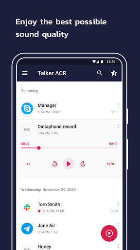 Call Recorder - Talker ACR - عکس برنامه موبایلی اندروید