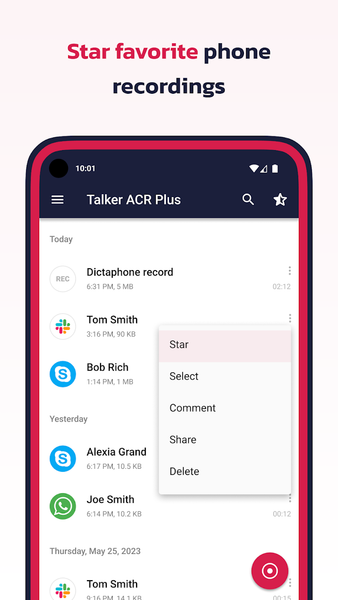 Call Recorder: Talker ACR Plus - عکس برنامه موبایلی اندروید