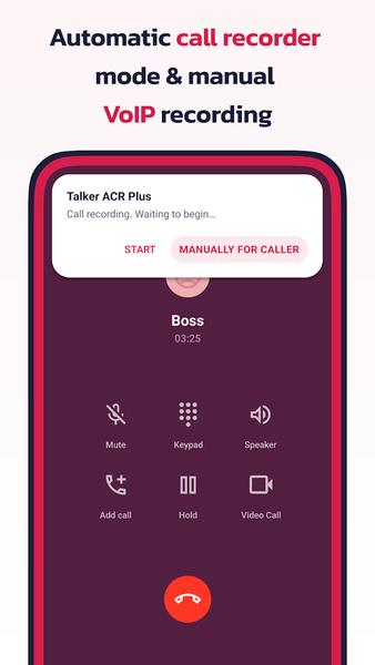Call Recorder: Talker ACR Plus - عکس برنامه موبایلی اندروید