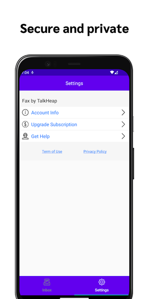 Send & Receive Fax Number - عکس برنامه موبایلی اندروید