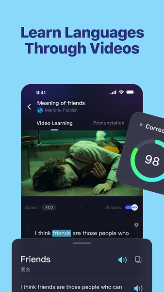 Talkin: Learn Languages & Chat - Image screenshot of android app