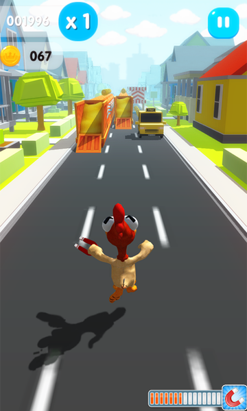 Chick Run - Gameplay image of android game