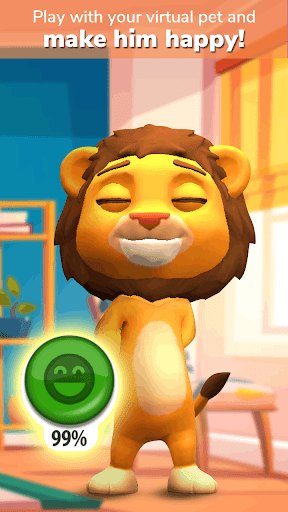 My Virtual Pet Lion - Image screenshot of android app