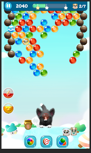 Dog Bubble - Gameplay image of android game