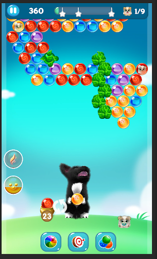 Dog Bubble - Gameplay image of android game