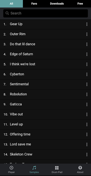 Sample Loops - Image screenshot of android app
