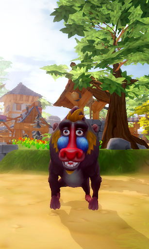 My Talking Mandrill - Image screenshot of android app