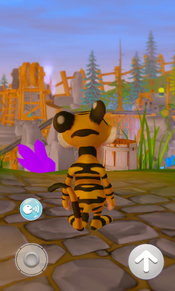 My Talking Tiger - Gameplay image of android game