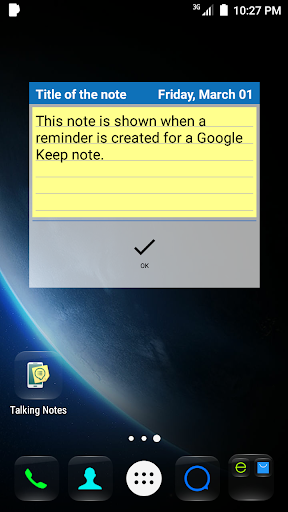 Reminder alarm spoken notes for Google Keep - عکس برنامه موبایلی اندروید