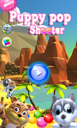Puppy Pop Bubble - Gameplay image of android game