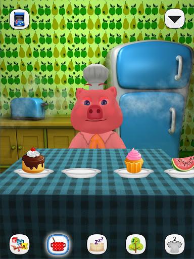 My Talking Pig - Virtual Pet - Gameplay image of android game