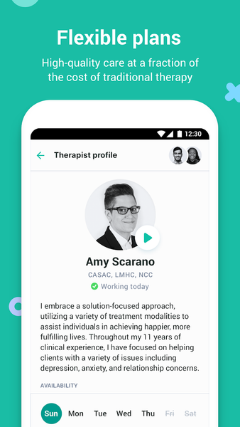 Talkspace Therapy & Counseling - عکس برنامه موبایلی اندروید