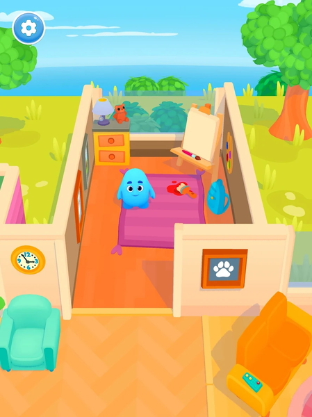Slimy World: Talk & Play Games - عکس برنامه موبایلی اندروید